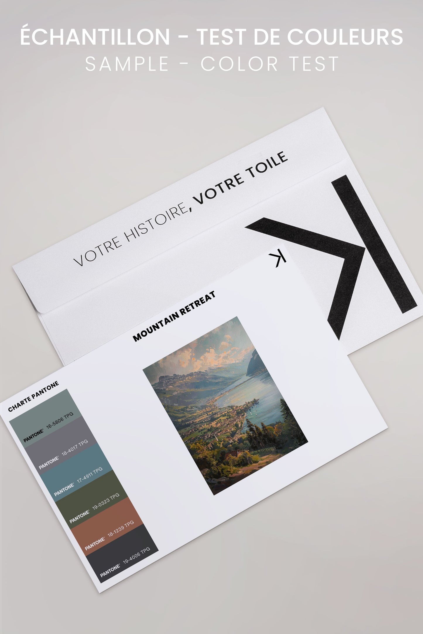 BERGHAUS, Kunstwerk auf gespannter Leinwand