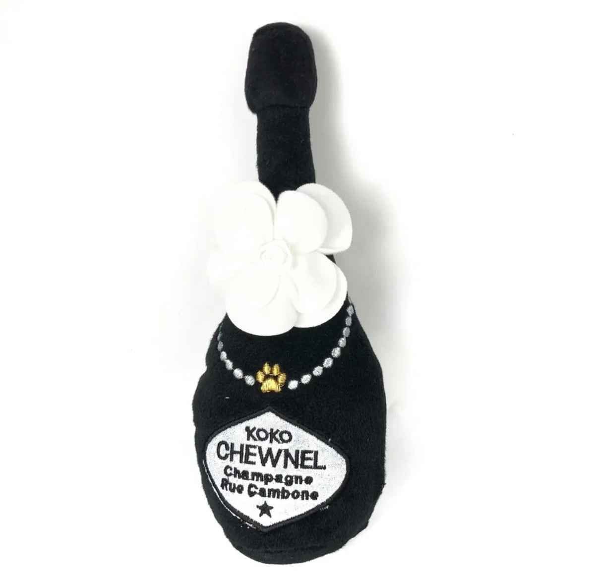 Chewnel Champagne Toy – Plush Dog Toy