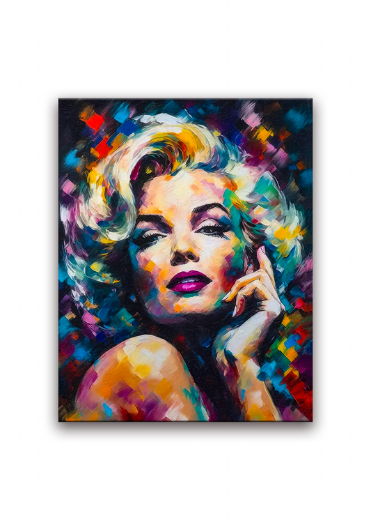 Marilyn Leinwand-Wanddekoration -Feine Kunst-Goldlack