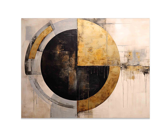 Wandbild Abstrakt Sonne -Leinwanddruck- Moderne Kunst