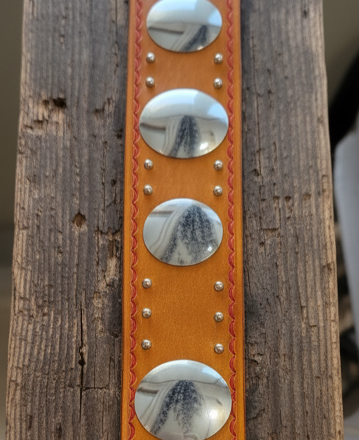 Traditionally Silver or bronze Concho for Belts decorations