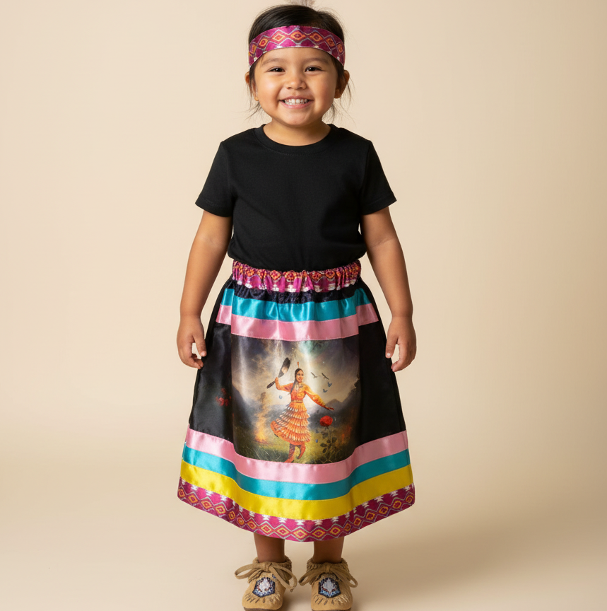 OLDTRIBES™ Infants Dancing of Wind Ribbon Skirt
