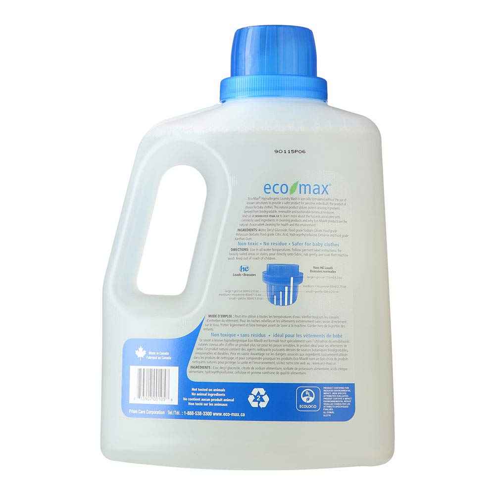 Eco-Max Hypoallergenic Laundry Wash 3L 🍁 All In One Marketplace Canada