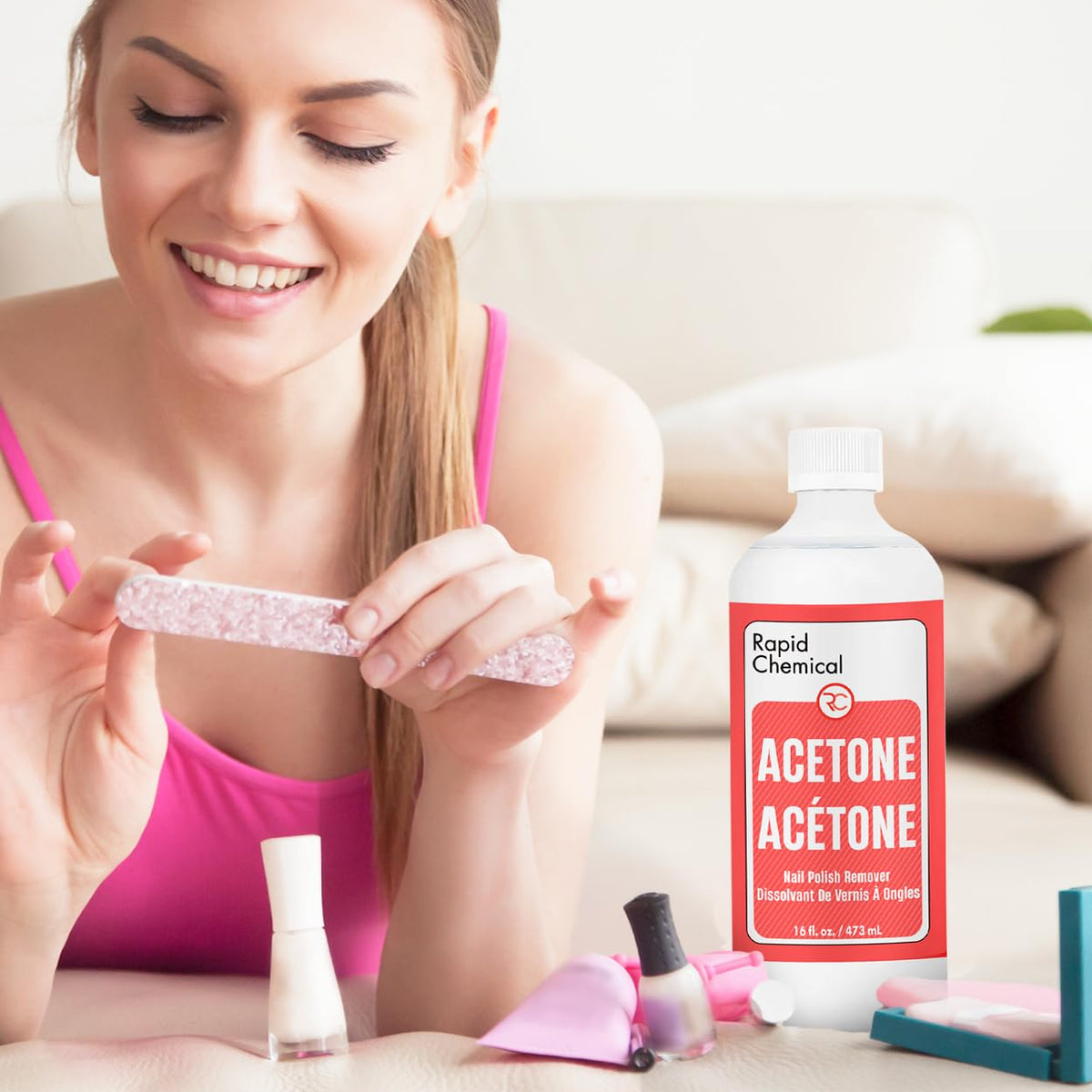 Acetone Nail Polish Remover - Made in Canada (473 ml / 16 oz) đ All In One Marketplace Canada