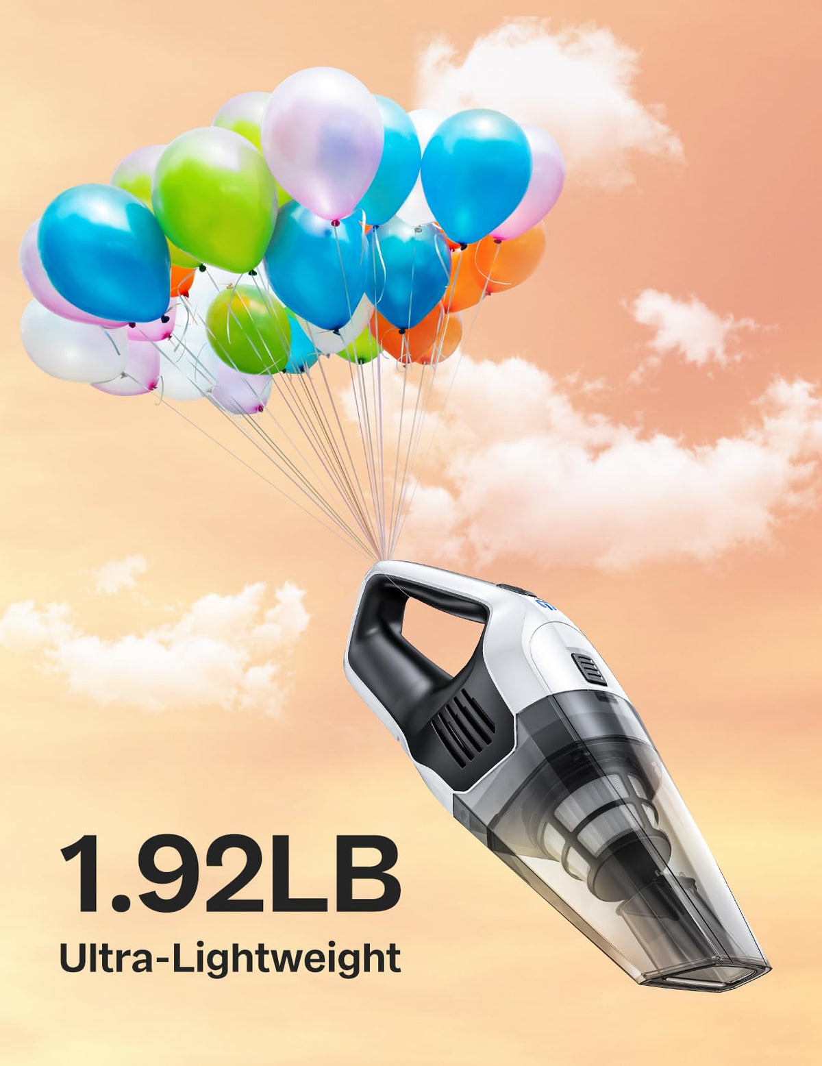 Handheld Vacuum Cleaner, Powerful Suction Portable Lightweight Hand Held Vacuum Cordless with 25-30Mins Long Runtime Rechargeable Battery Quick Charge for Home, Car, Carpet Stairs, Pet Hair Cleaning đ All In One Marketplace Canada