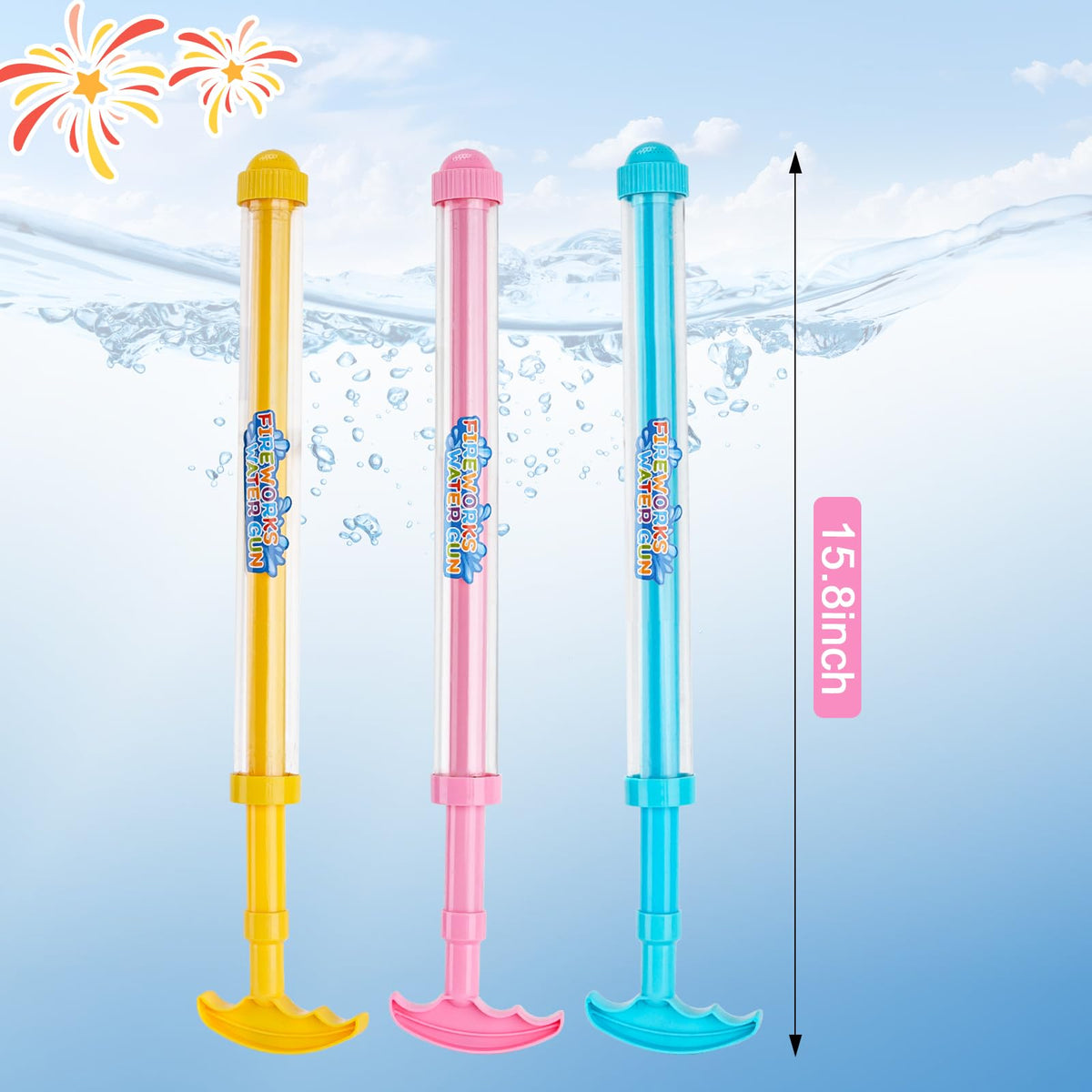 6Packs Creativity Fireworks Water Gun, Sprays Water Like Fireworks, Squirt Gun for Kids, Bulk Samll Water Blaster Summer Pool, Backyard, Birthday Party Outdoor Game Toys đ All In One Marketplace Canada