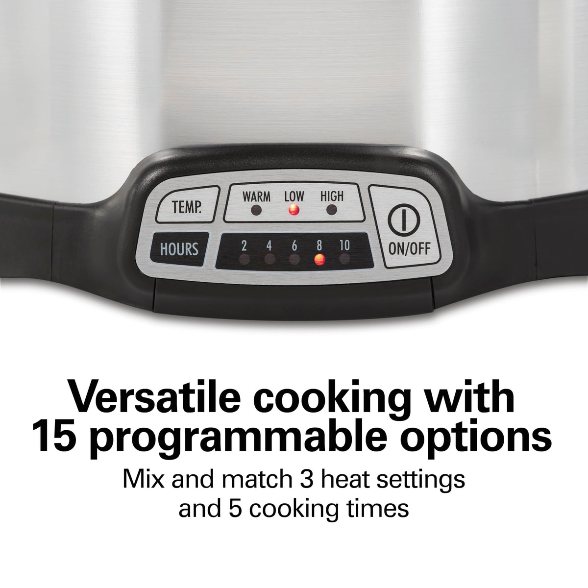 Hamilton Beach Programmable Slow Cooker, 6 Quart Capacity, Silver, 33463 🍁 All In One Marketplace Canada