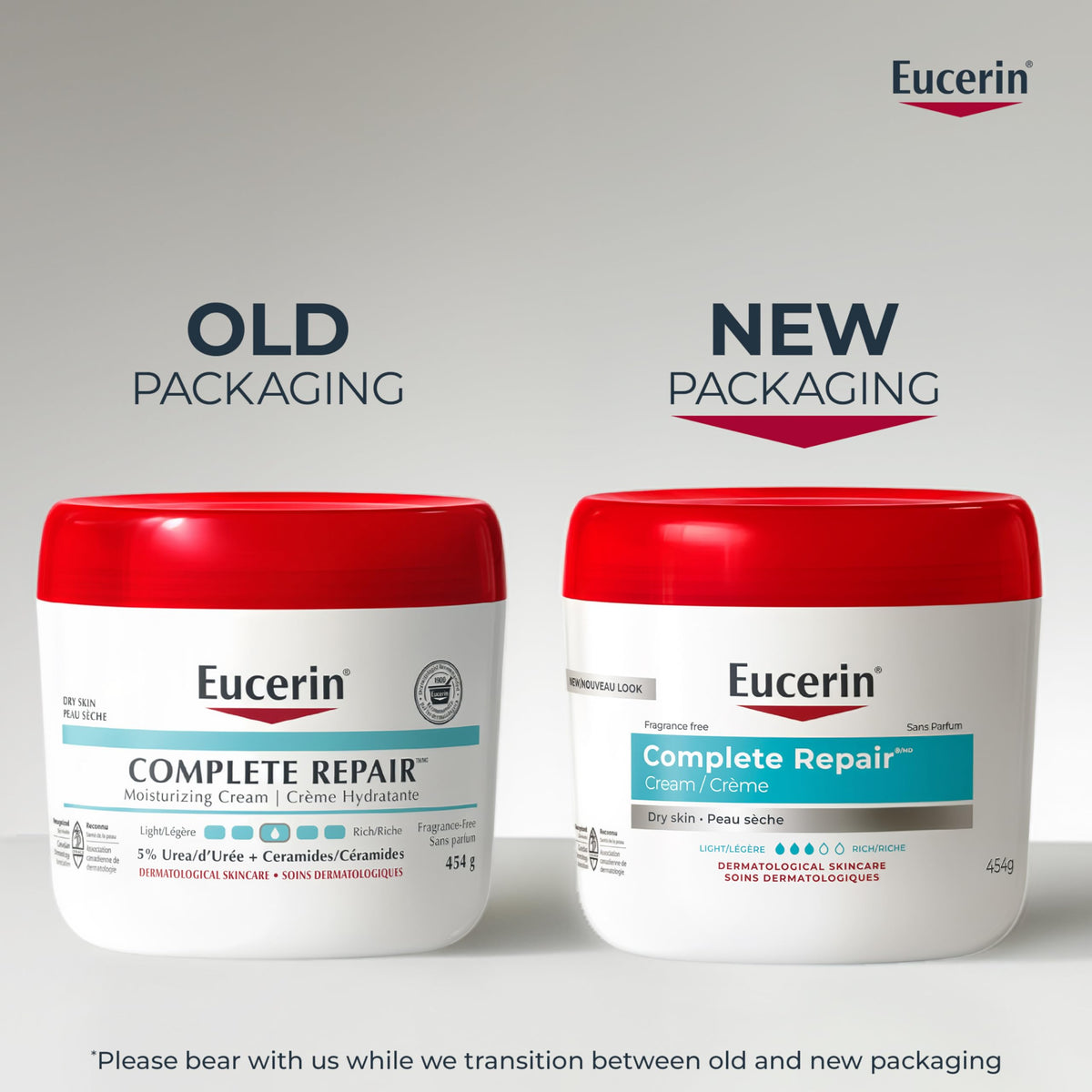 Eucerin Complete Repair Moisturizing Cream, Moisturizing Lotion with 5% Urea and Ceramides for Dry Skin, 454 g ๐ All In One Marketplace Canada