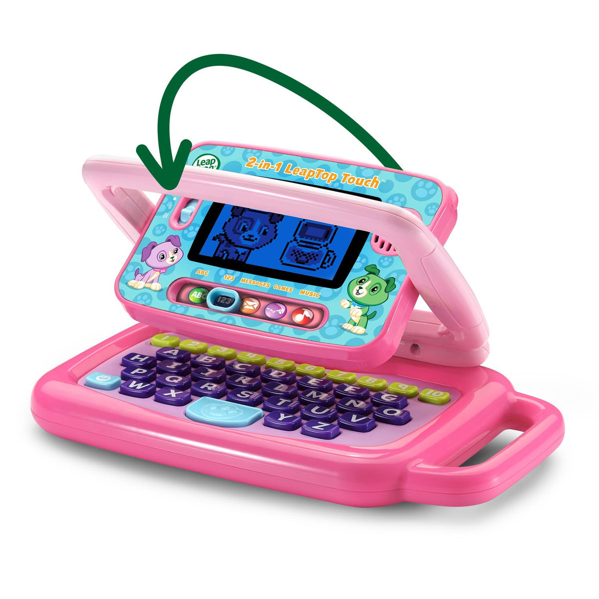 Leapfrog 2-in-1 LeapTop Touch Pink (English Version) đ All In One Marketplace Canada
