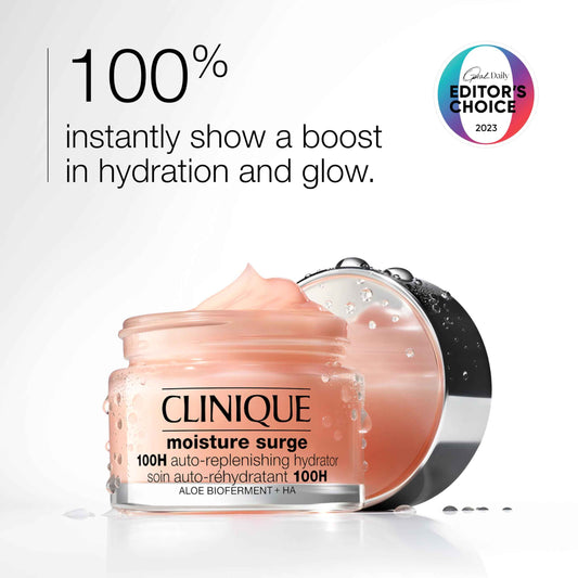 Clinique Moisture Surge 100H Auto-Replenishing Hydrator Oil Free Face Moisturizer With Hyaluronic Acid For All Skin Types | Hydrating + Moisturizing, 30ml 🍁 All In One Marketplace Canada