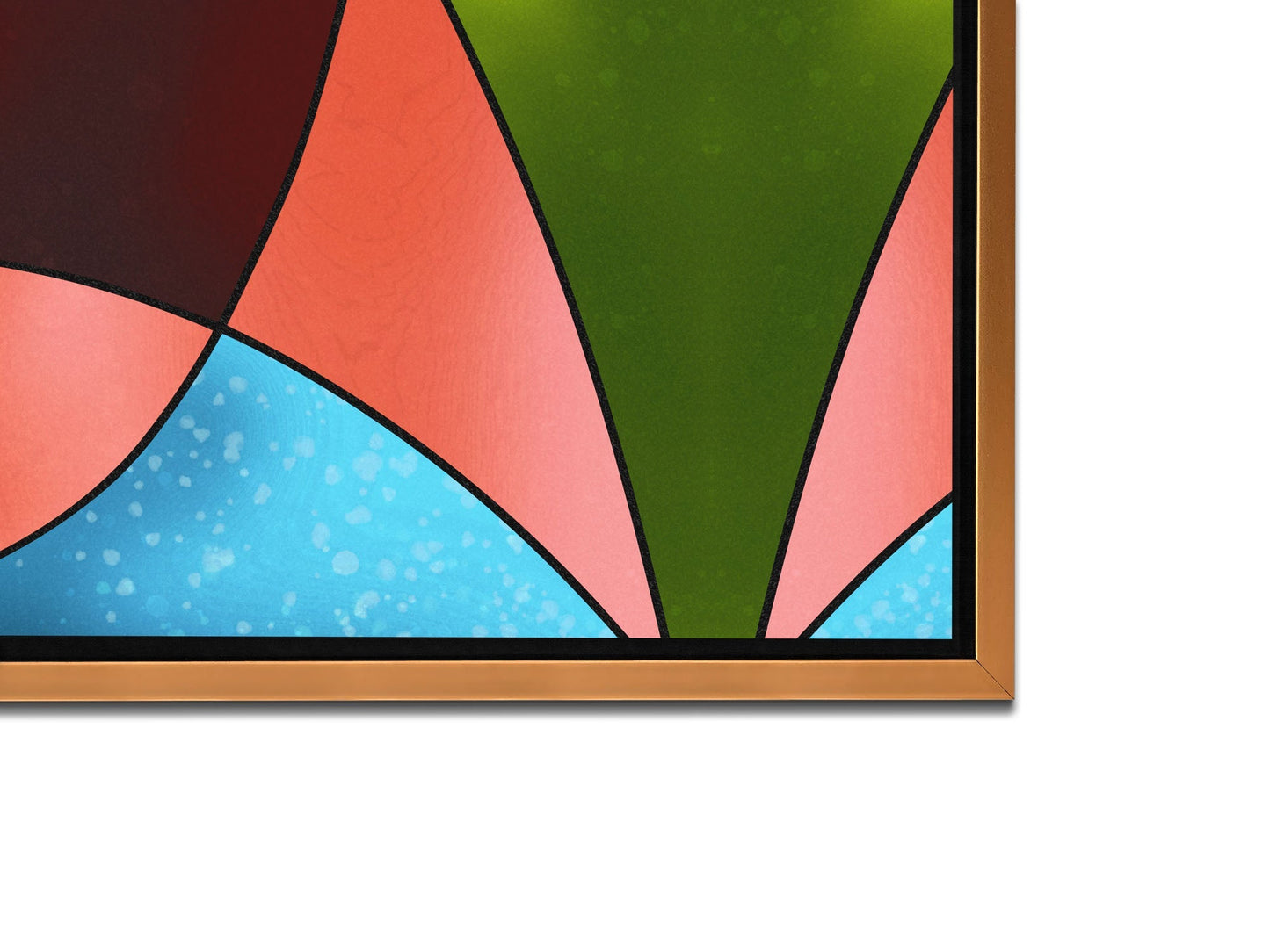Wandkunst Abstrakte weibliche Striche - Fine Art Leinwand - Große Wanddekoration - RGB-Lack