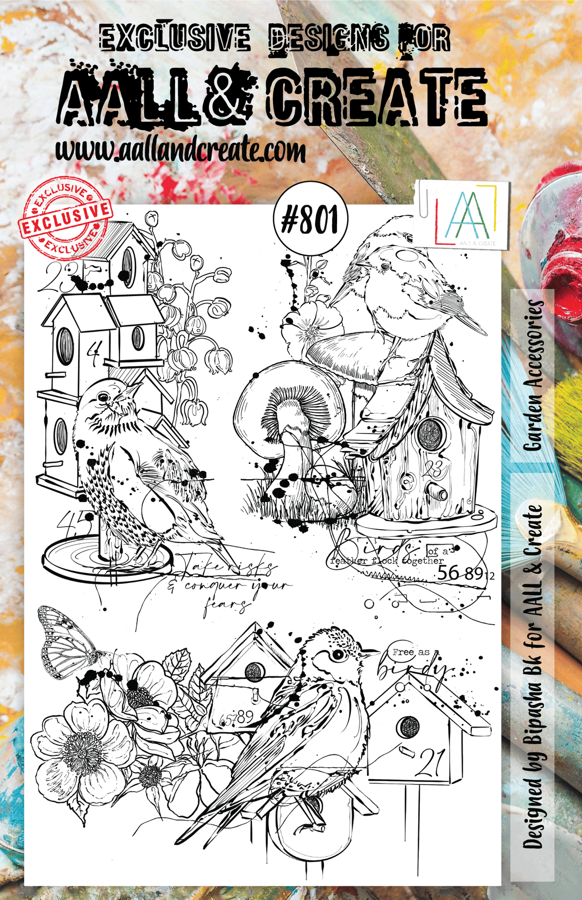 AALL and Create Stamp Set - 801 - Garden Accessories