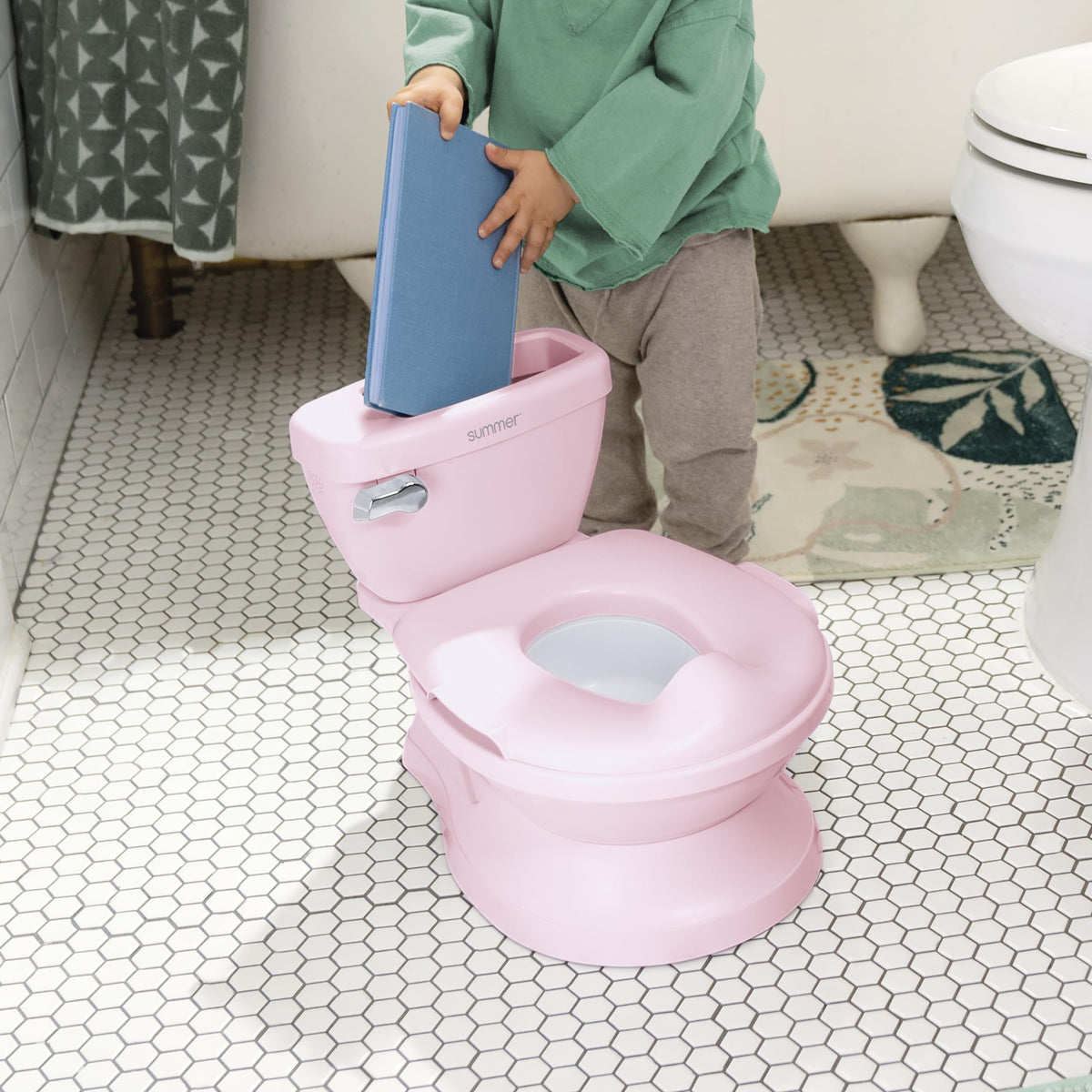 Summer by Ingenuity My Size Potty Pro in Pink, Infant Potty Training Toilet, Lifelike Flushing Sound, For Ages 18 Months, Up to 50 Pounds ๐ All In One Marketplace Canada