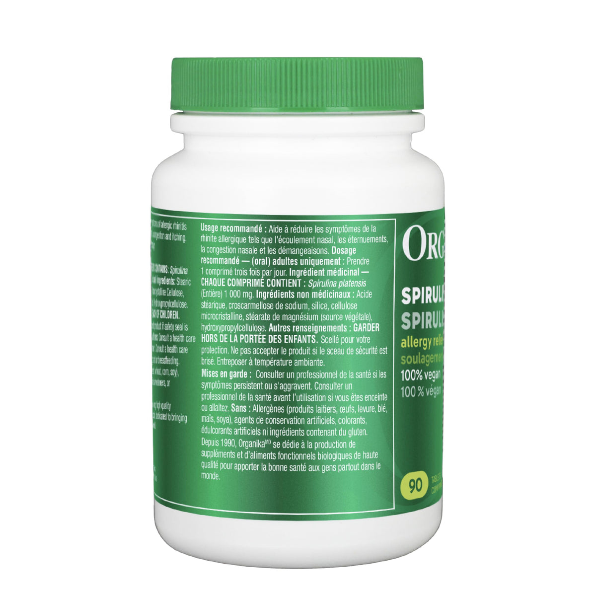 Organika Spirulina 90 Tabs ๐ All In One Marketplace Canada
