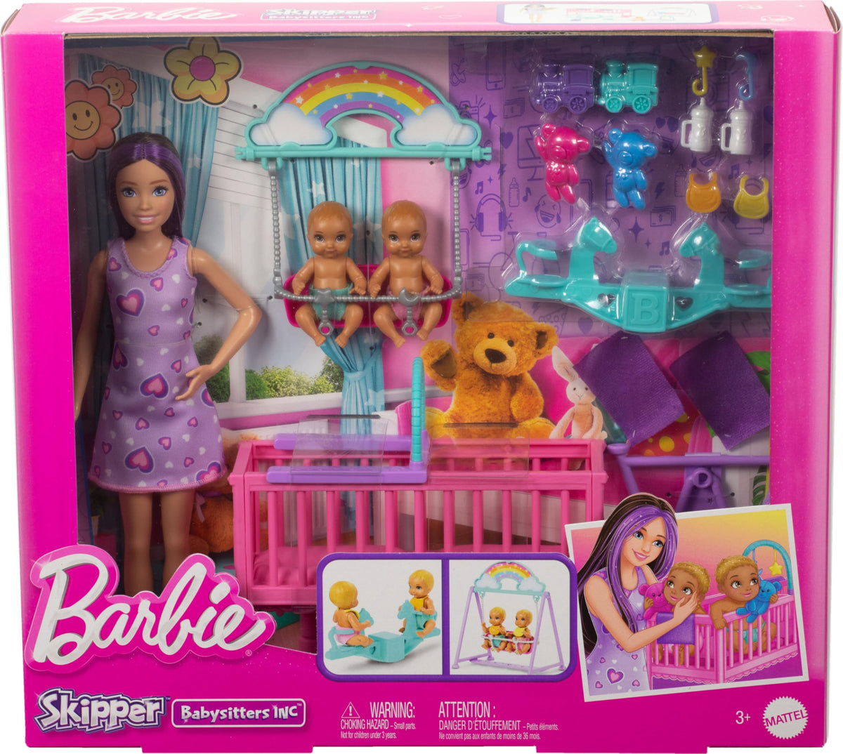 Barbie Skipper Doll & Nursery Playset with Accessories đ All In One Marketplace Canada