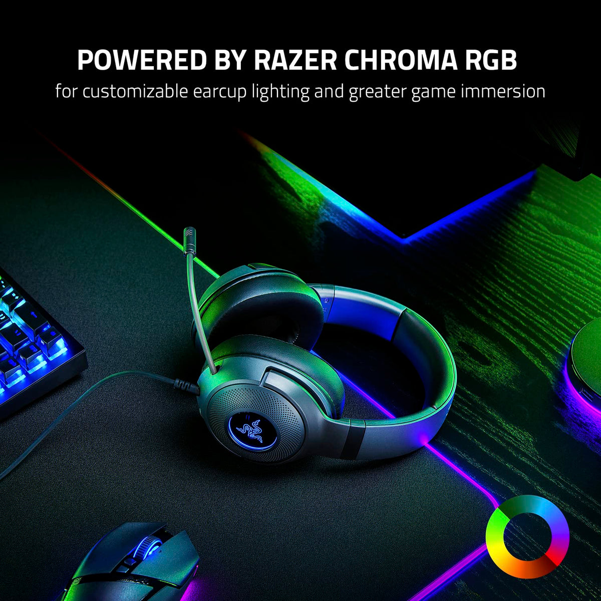 Razer Kraken V3 X Wired USB Gaming Headset, Lightweight, Black đ All In One Marketplace Canada