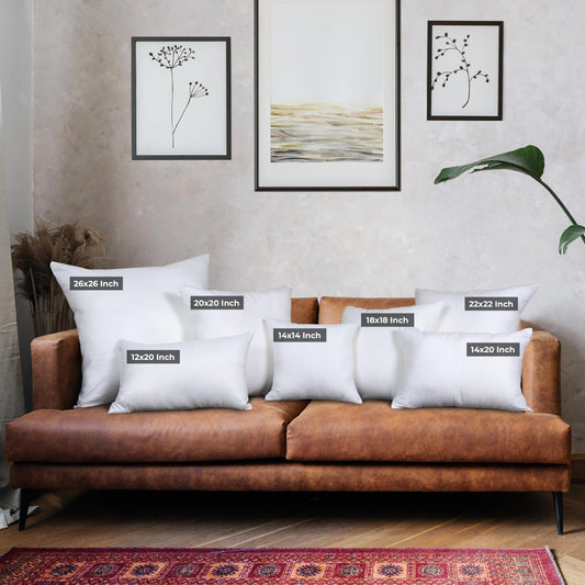 Utopia Bedding Throw Pillows (Set of 4, White) – 18 x 18 Inches Down Alternative Pillows for Bed, Sofa, and Couch - Fluffy Decorative Stuffer Pillow for Indoors & Outdoors 🍁 All In One Marketplace Canada