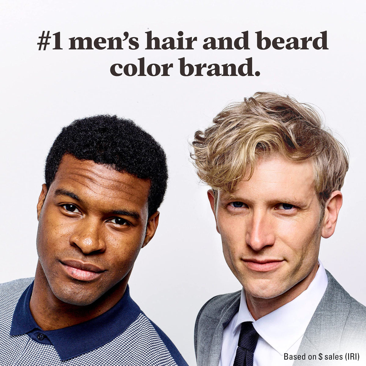 Just For Men Mustache & Beard, Beard Dye for Men with Brush Included for Easy Application, With Biotin Aloe and Coconut Oil for Healthy Facial Hair, Real Black, M-55 (3 Count) 🍁 All In One Marketplace Canada