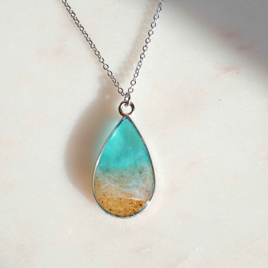 Collier Tulum - goutte (grand)