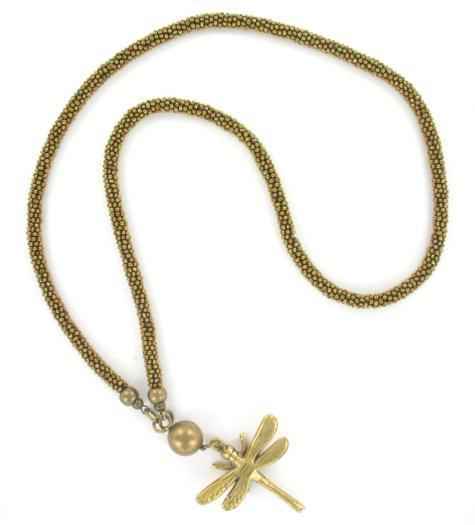 Long Dragonfly Necklace