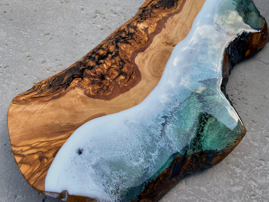 Olive Wood Charcuterie Board - AURABAGS SHOP