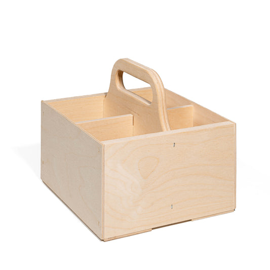 Holzkiste für Flaschen und Dosen im Großformat