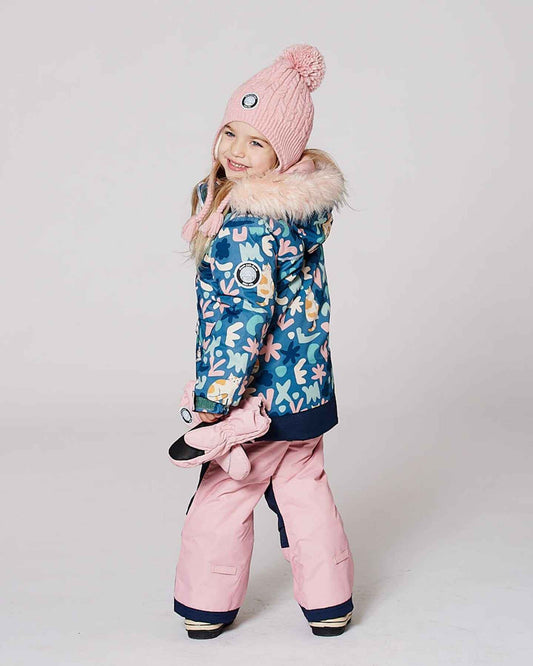 Winter Mittens Play Dusty Pink