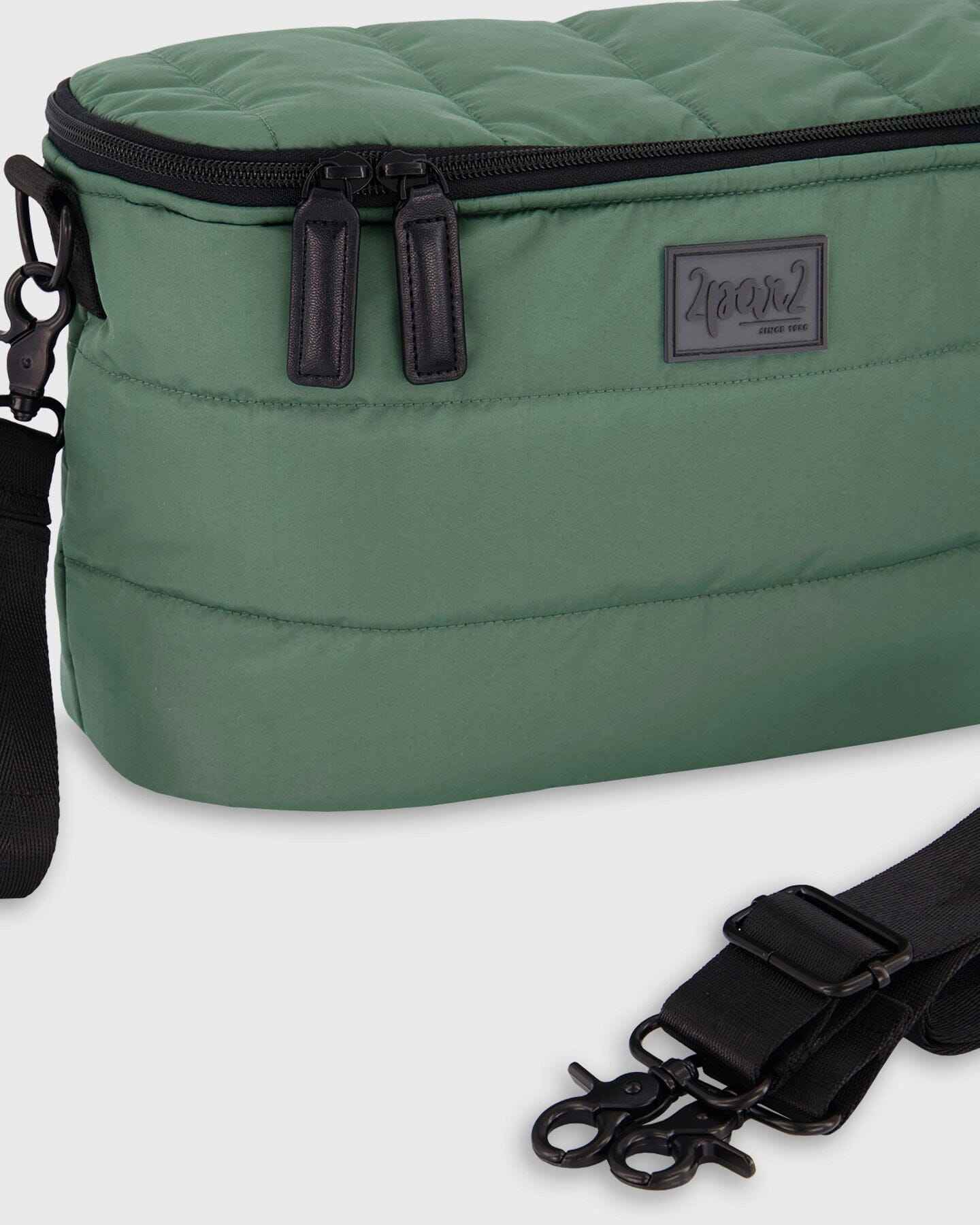 Mini Diaper Bag Dark Gray Green