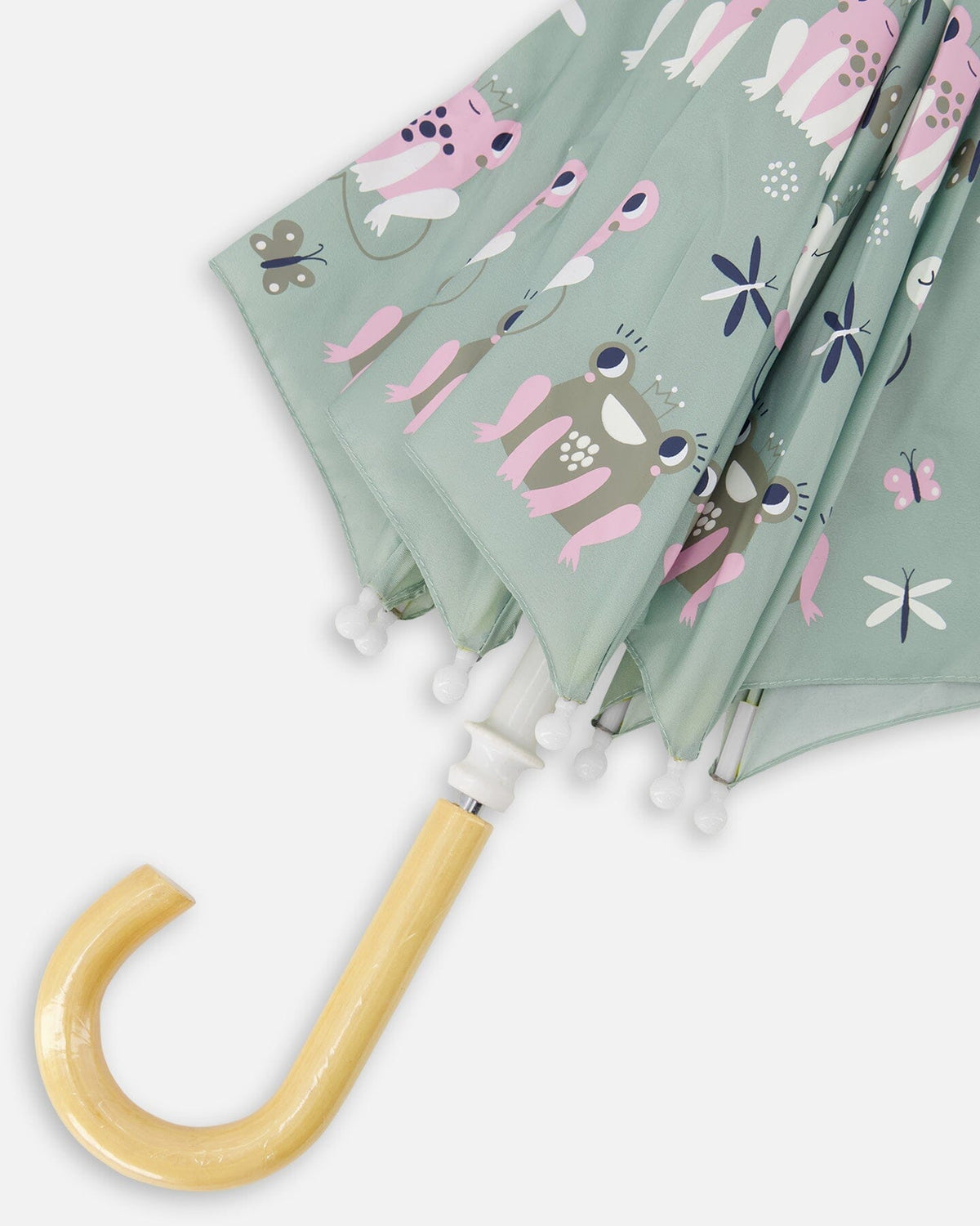 Color-Changing Umbrella Green Frog Print