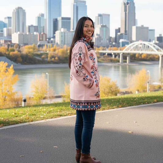 Blush Turtle 3/4-Length Coat