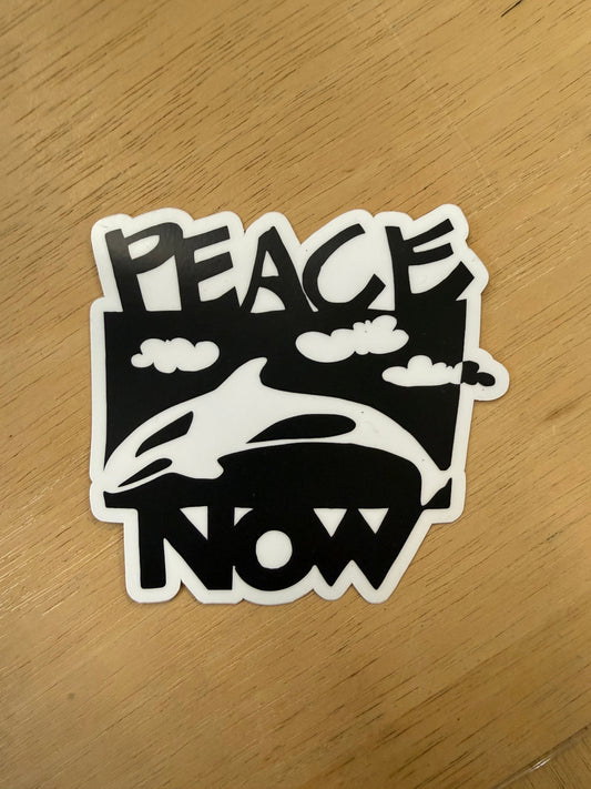 PEACE NOW Eco Vinyl Sticker