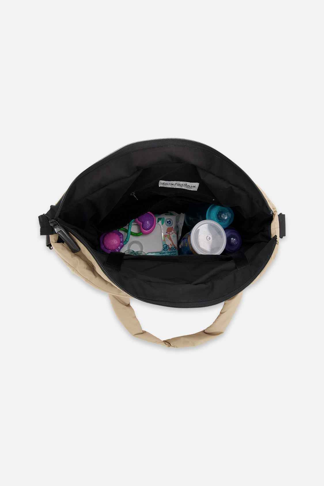 Diaper Bag Taupe With Changing Mat
