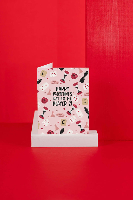 Happy Valetine's Day To My Player 2! - Greeting Card