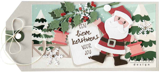 Marianne Design A4 Cutting Sheet - Merry Christmas Backgrounds by Marleen
