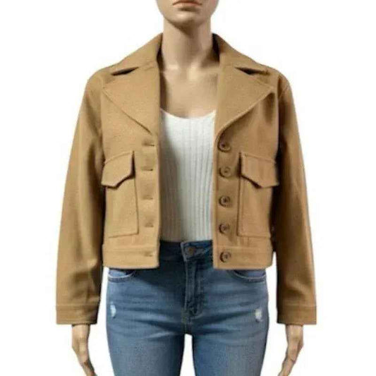 Manteau laine court