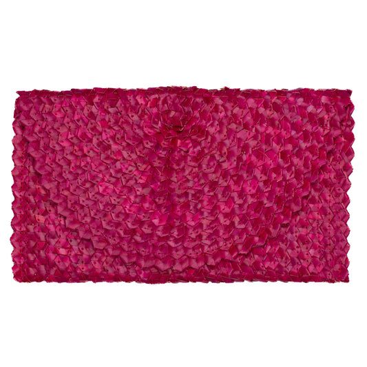 Pandan Leaf Clutch Purse - Pink