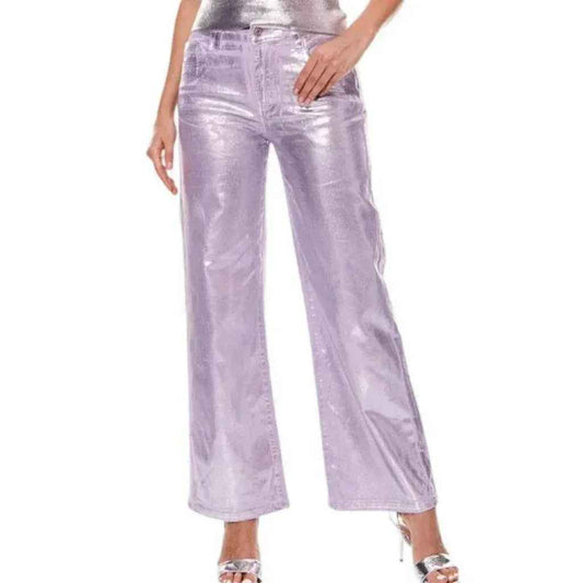 Pantalon métallisé