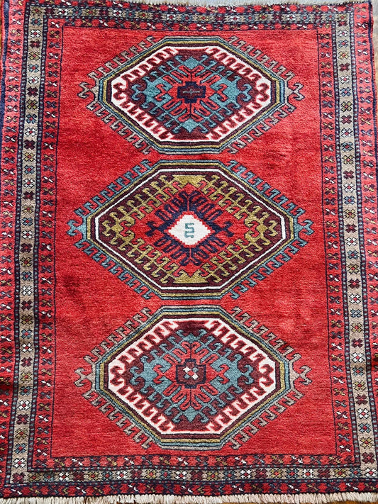 Persian Kurdish Rug | 5' 2" x 3' 9"