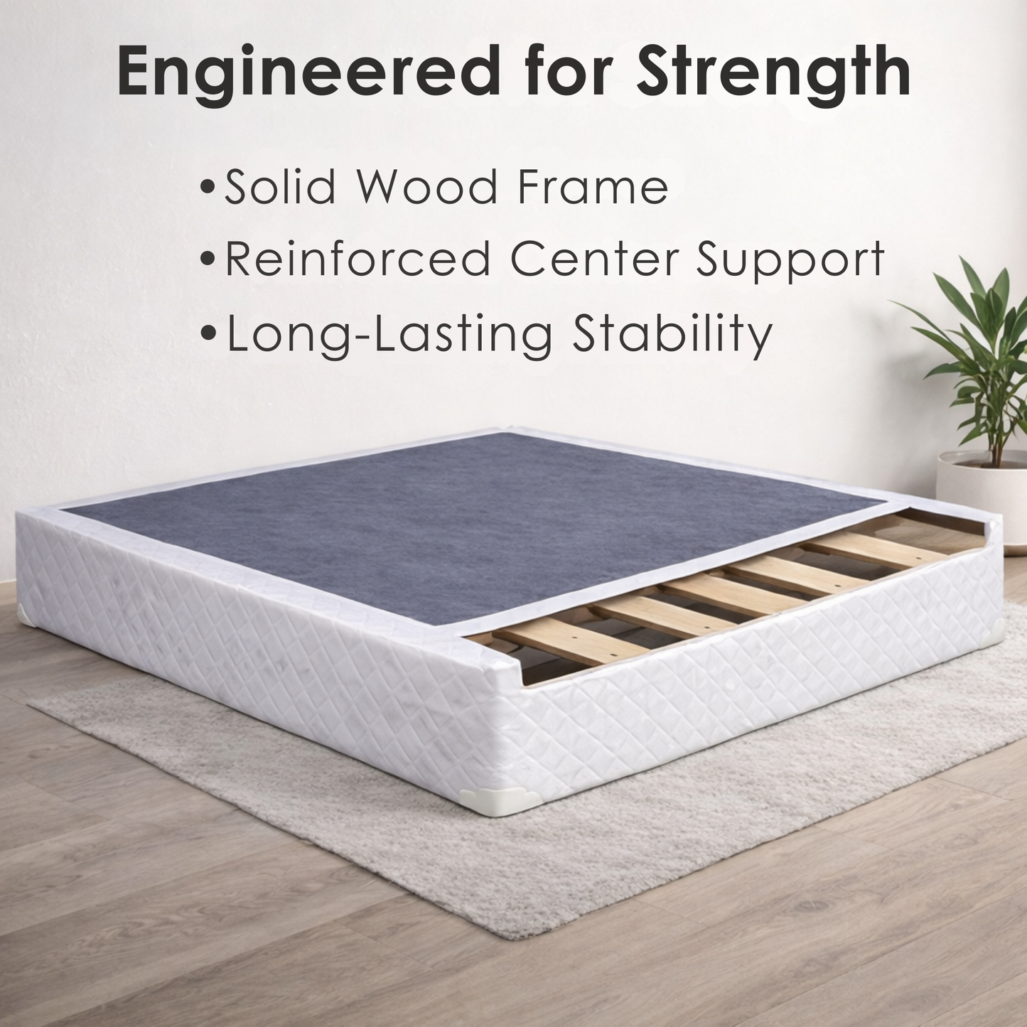 UltraFlex® STELLAR Mattress and BoxSpring Set Medium Firm – Premium Orthopedic Mattress with Cooling Gel, High-Density Soy Foam & Quilted Top | Made in Canada