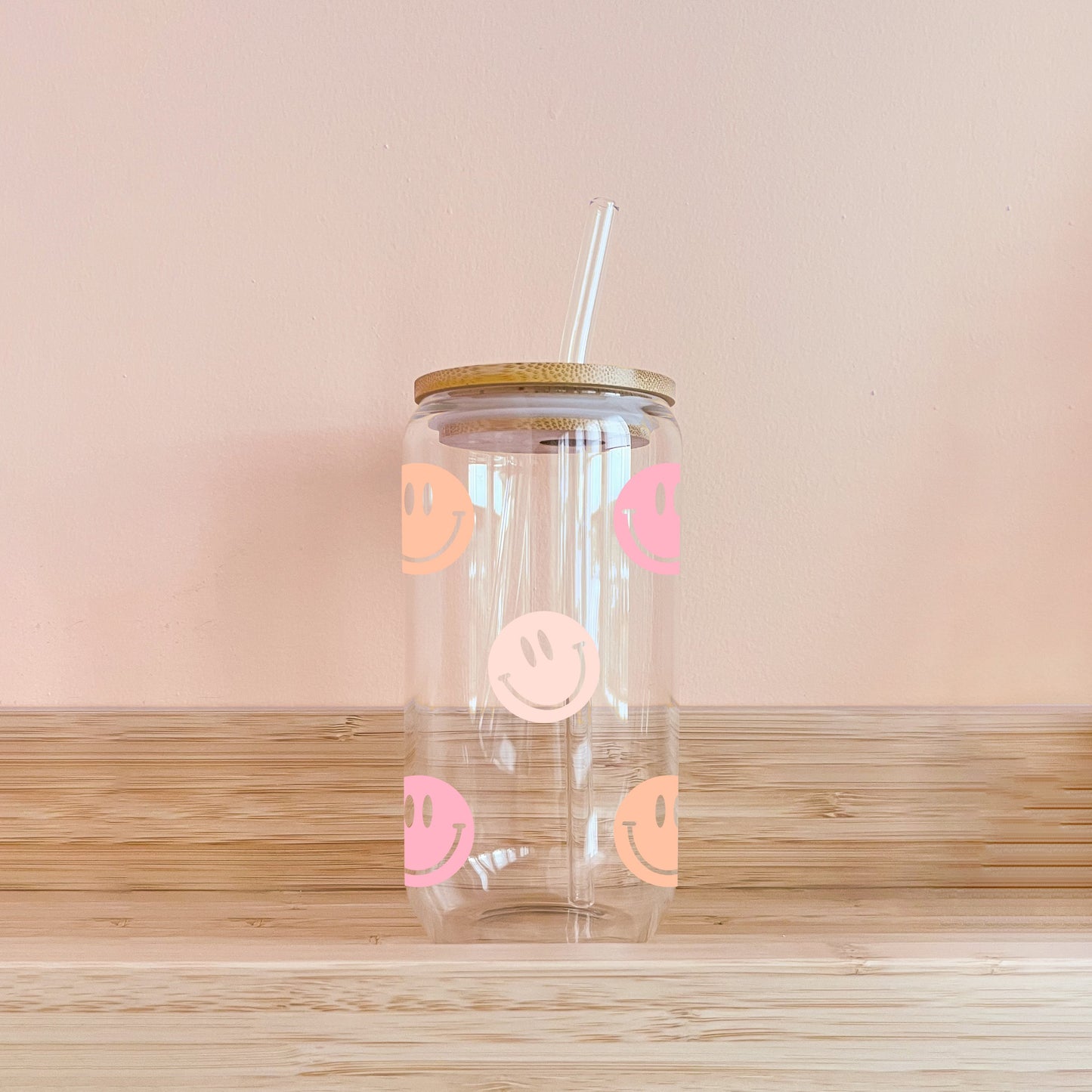 Boho-Smiley-Glas
