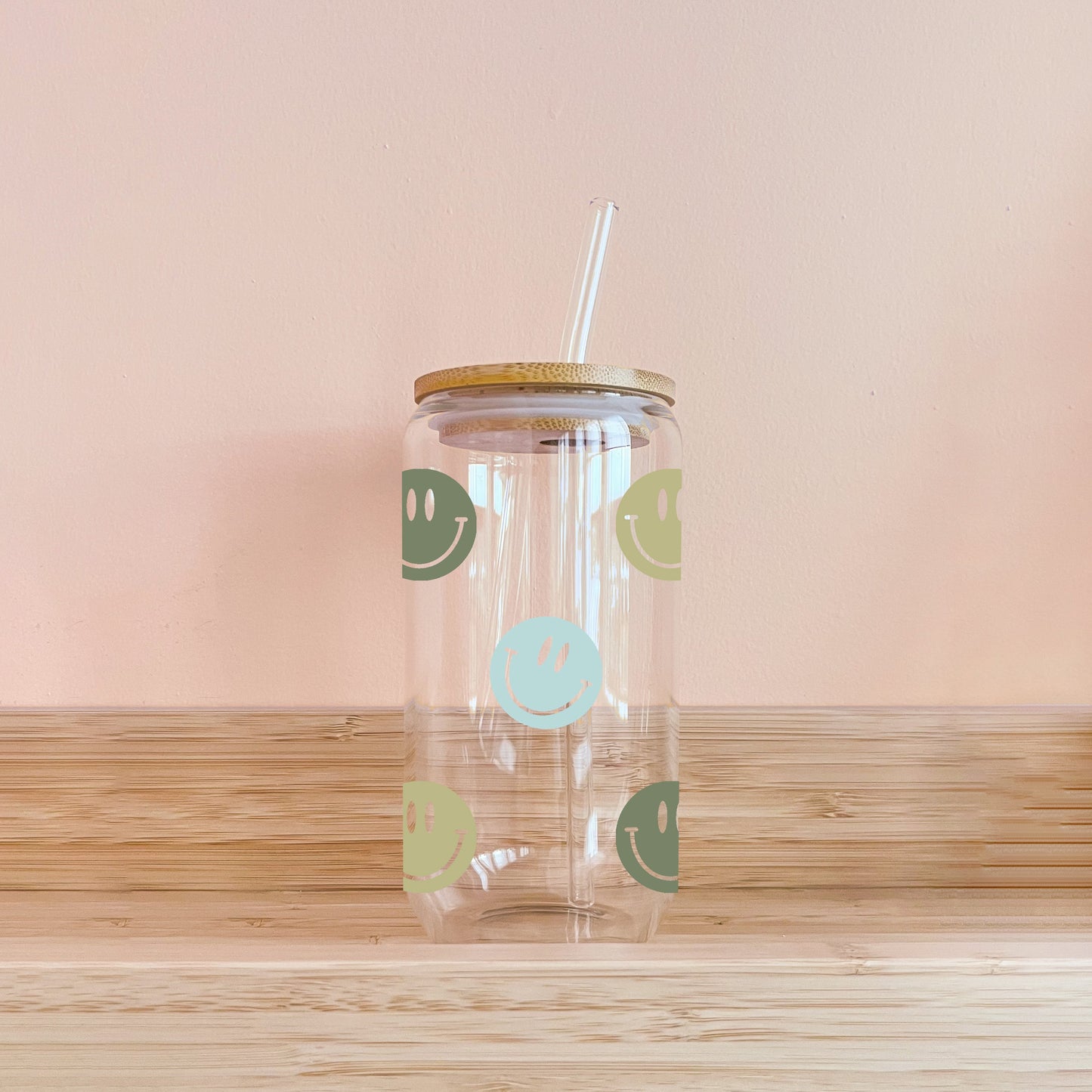 Boho-Glas – Smiley-Salbei