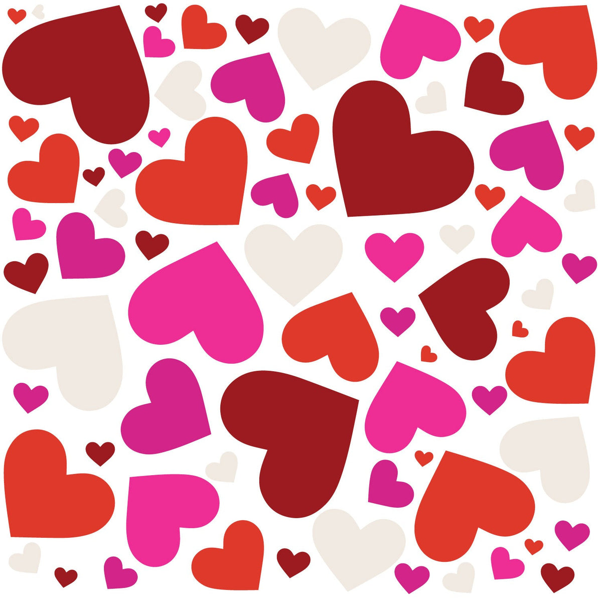 Craft HTV Hearts Pattern