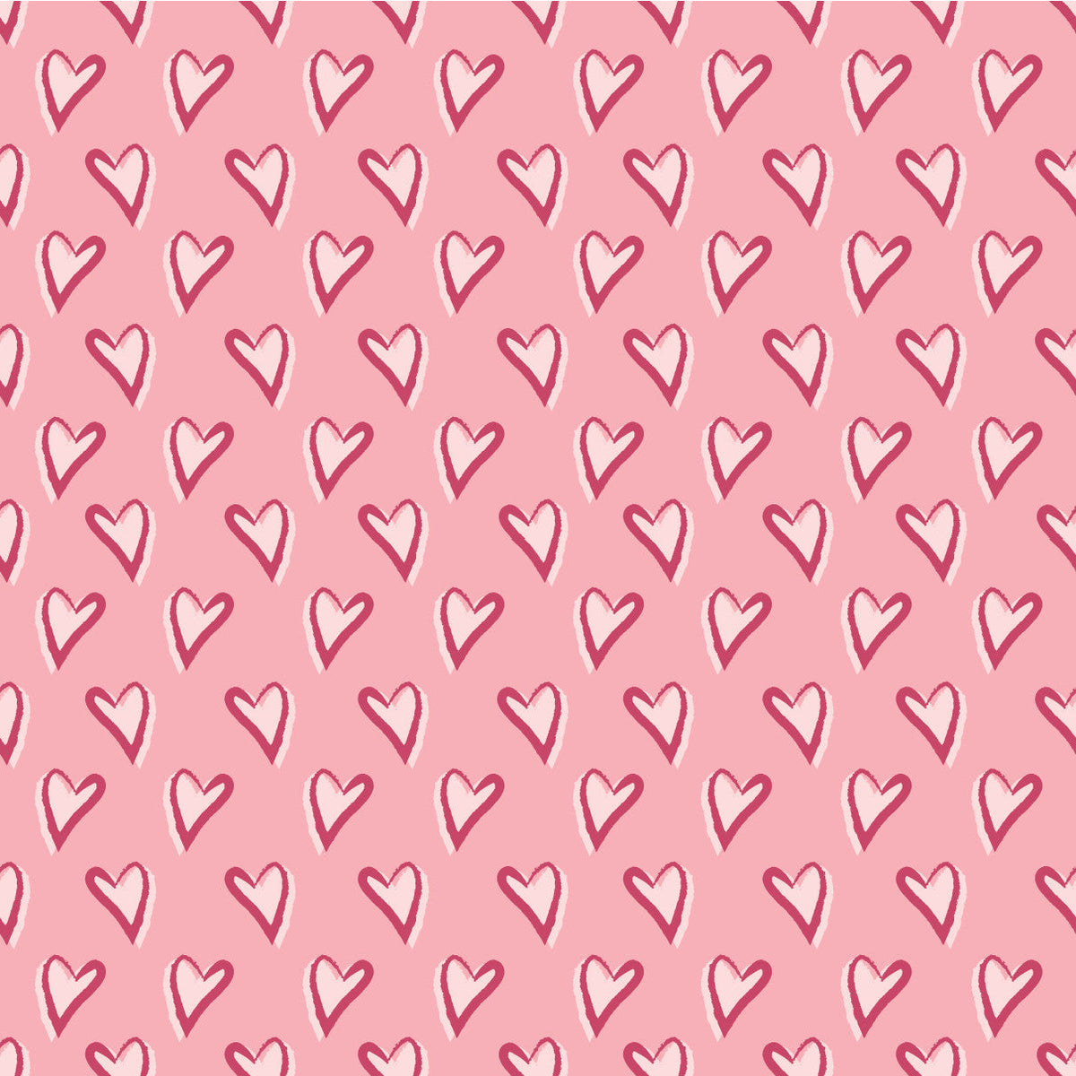 Valentines Hearts Border Adhesive Vinyl #2