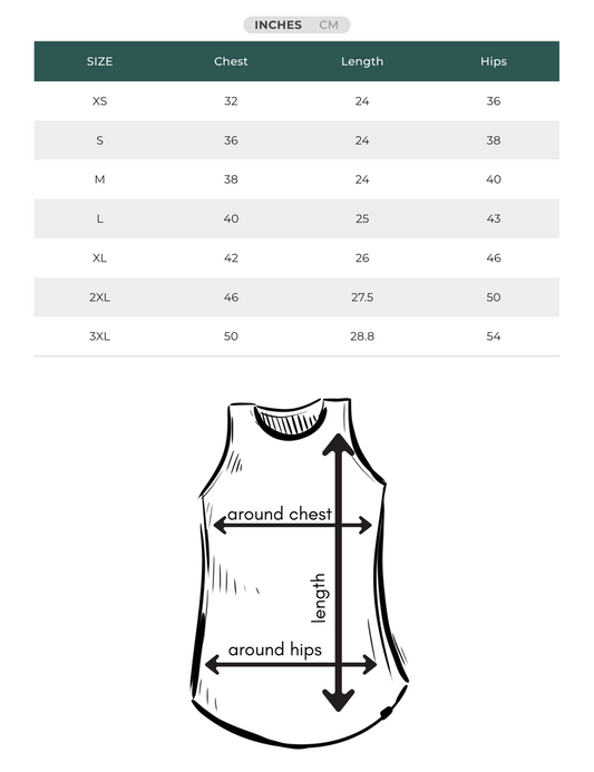 Women's Relaxed Tank - Blank Apparel - Green