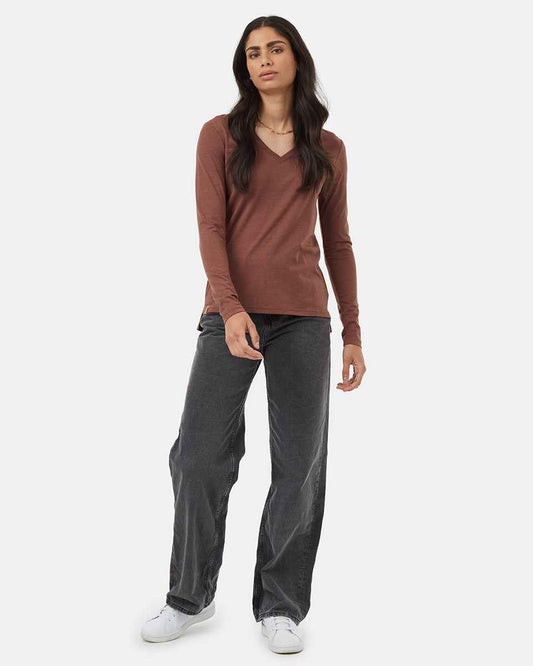TreeBlend V-Neck Longsleeve T-Shirt