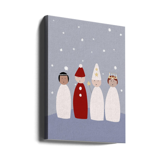 Wandbild Schwedische Lucia Leinwandbild