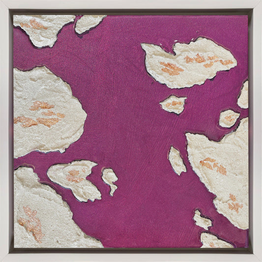 Wandkunst Aubergine Inseln