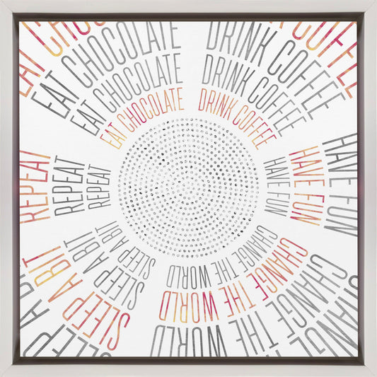 Wandbild GRAFIK KUNST Lebenskreise