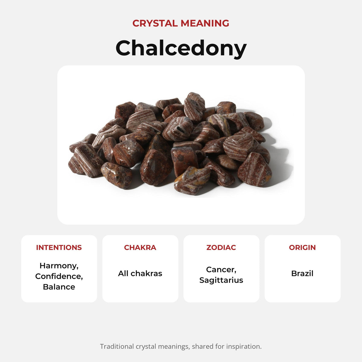 Casanova Chalcedony Tumbled Stones