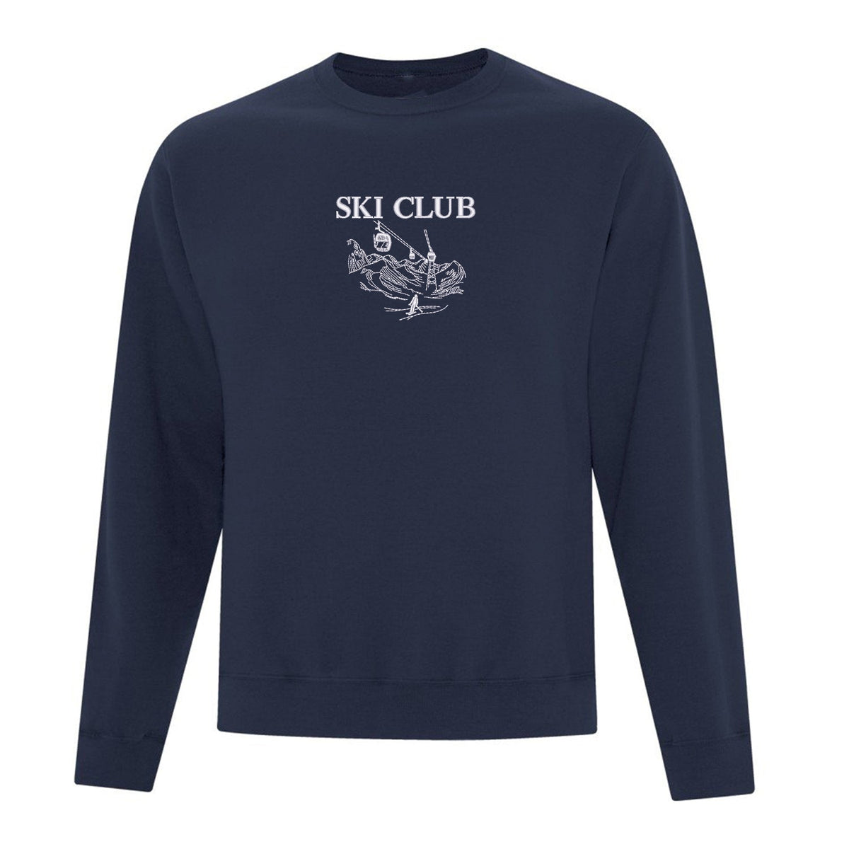 Crewneck "Ski Club" brodé
